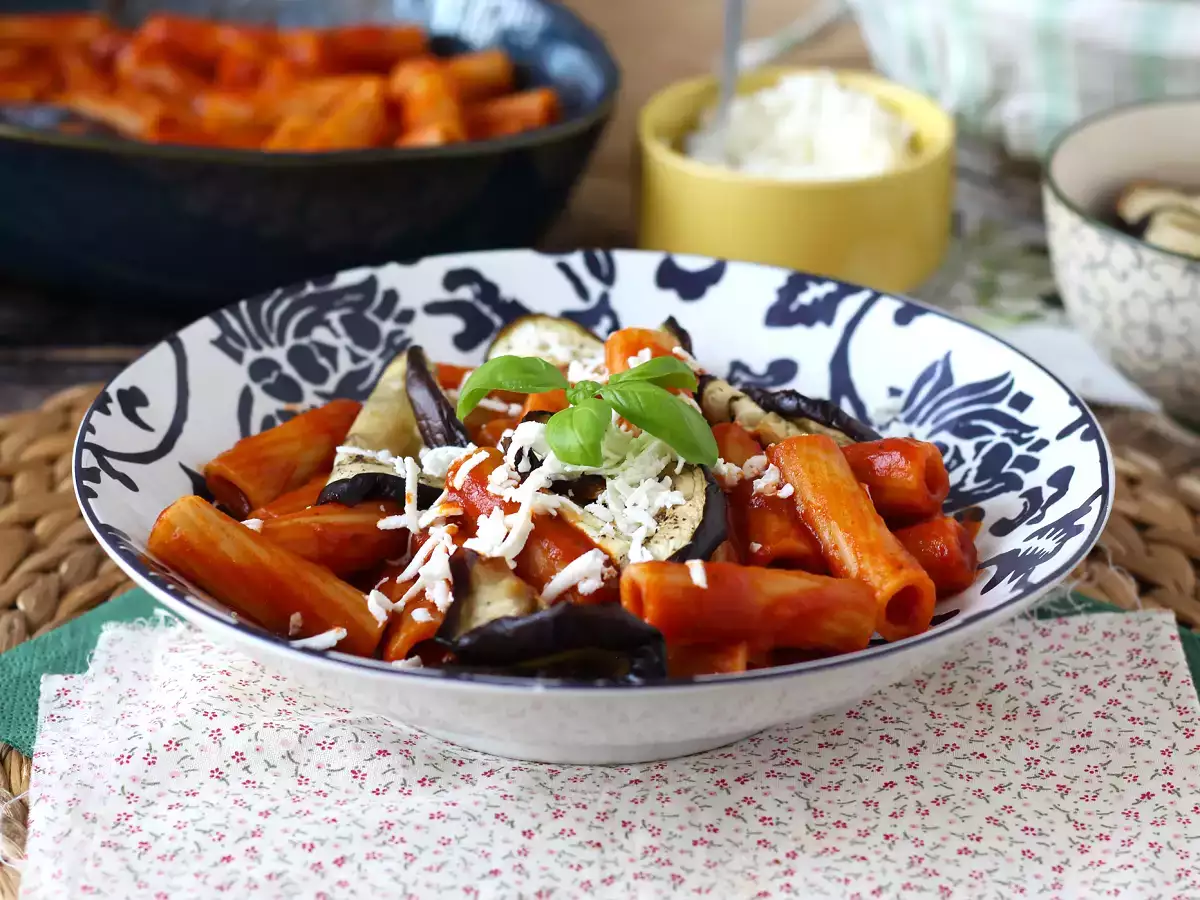 Pasta Siciliana padlizsánnal, az egyszerű és könnyű változat - Pasta alla Norma - fotó 6