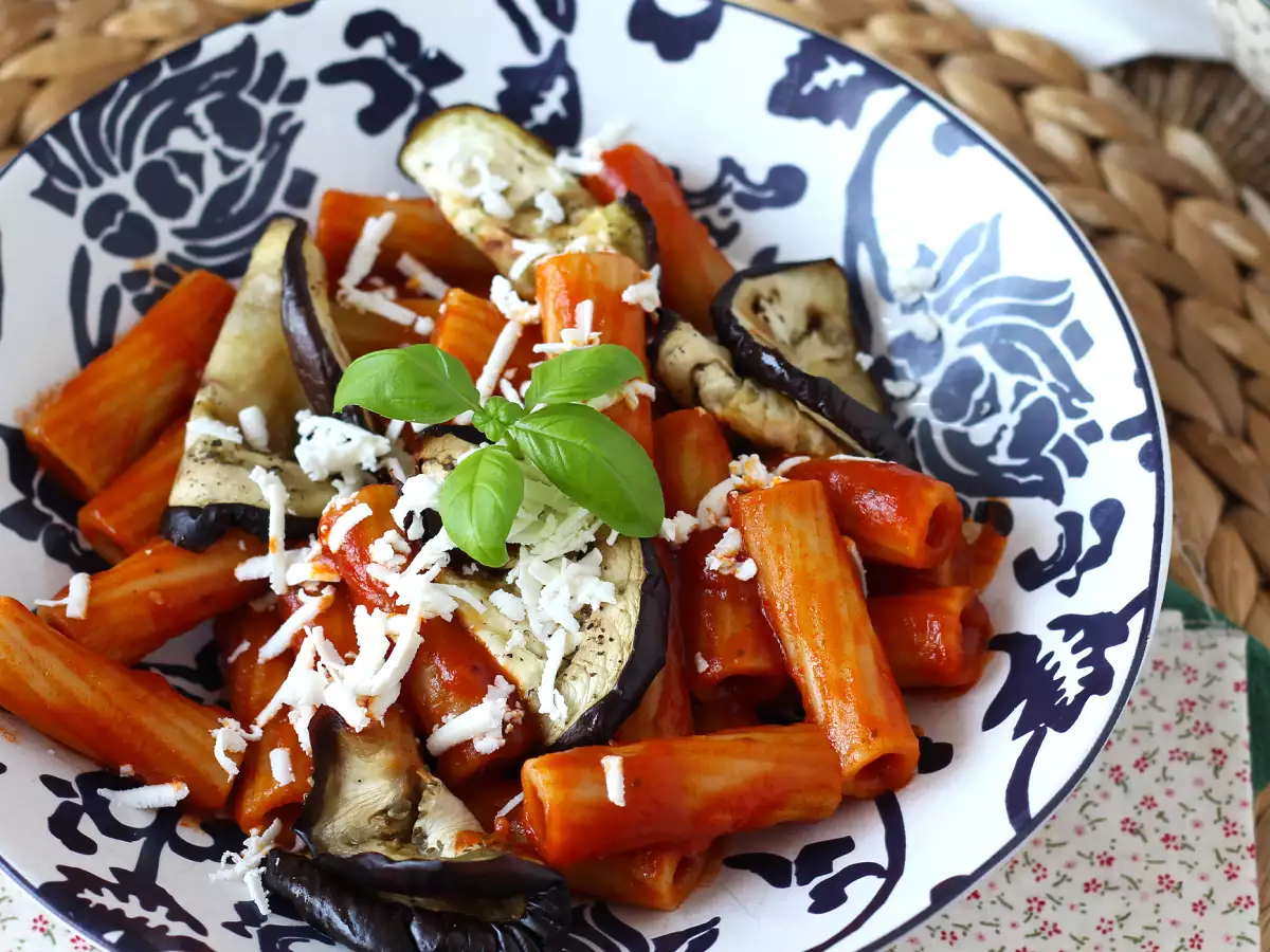 Pasta Siciliana padlizsánnal, az egyszerű és könnyű változat - Pasta alla Norma - fotó 7