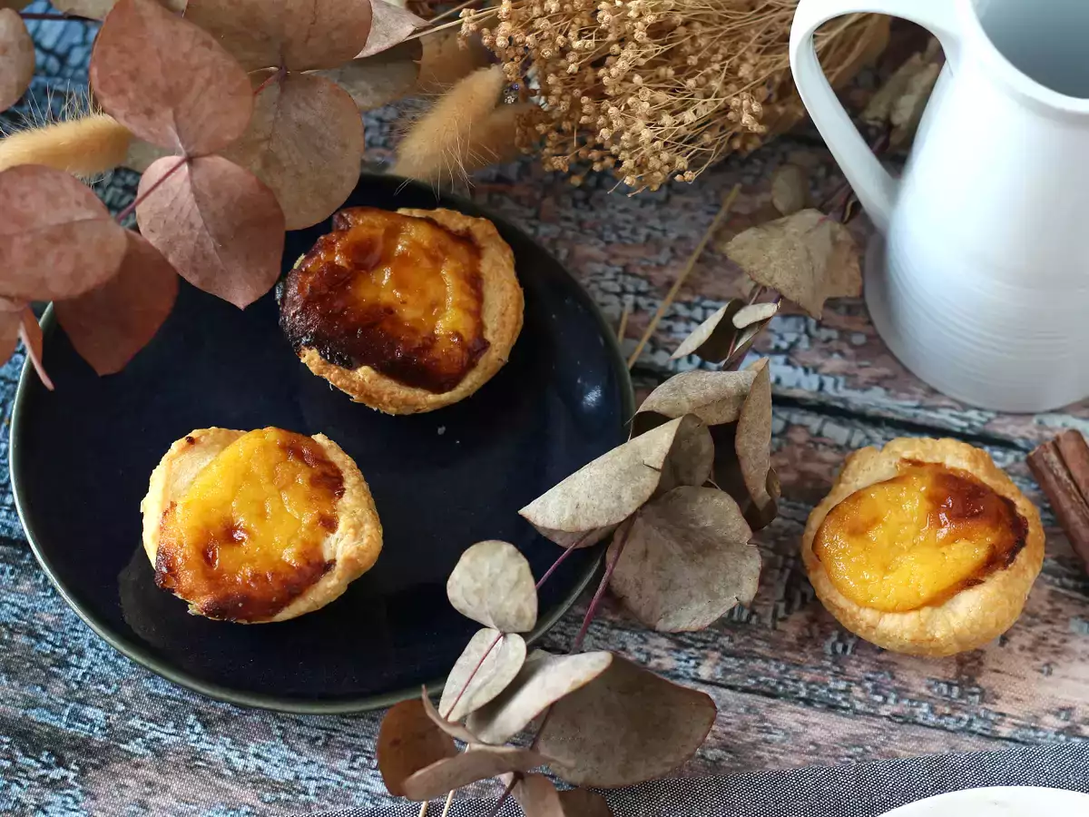 Pastéis de nata légsütőben. A hagyományos portugál édesség gyors és egyszerű receptje. - fotó 6