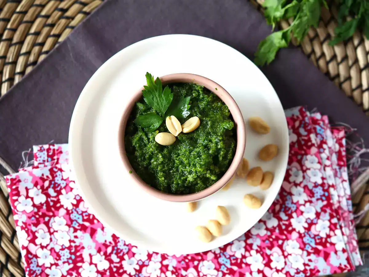Petrezselymes és mogyorós pesto, az ízek robbanása - fotó 4