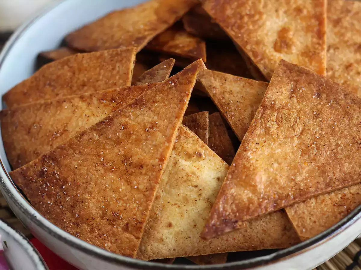 Pico de gallo és házi készítésű tortilla chipsek - fotó 2