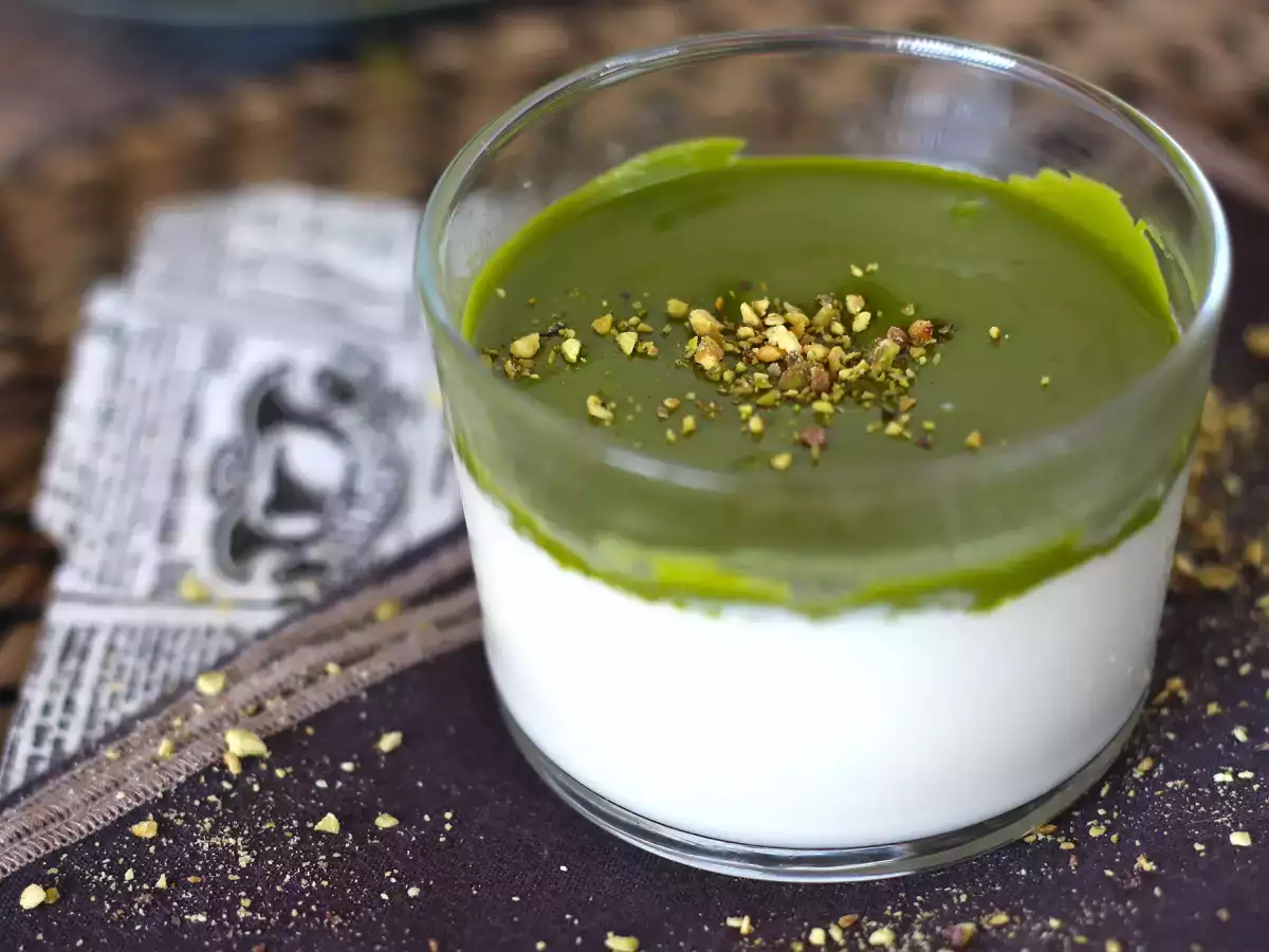Pisztácia panna cotta, az egyszerű recept, amit mindenki szeret! - fotó 2