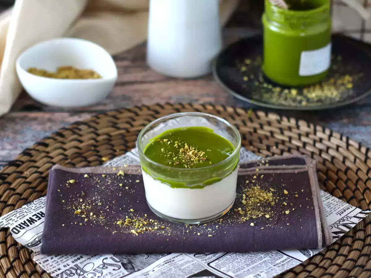 Pisztácia panna cotta, az egyszerű recept, amit mindenki szeret! - fotó 4