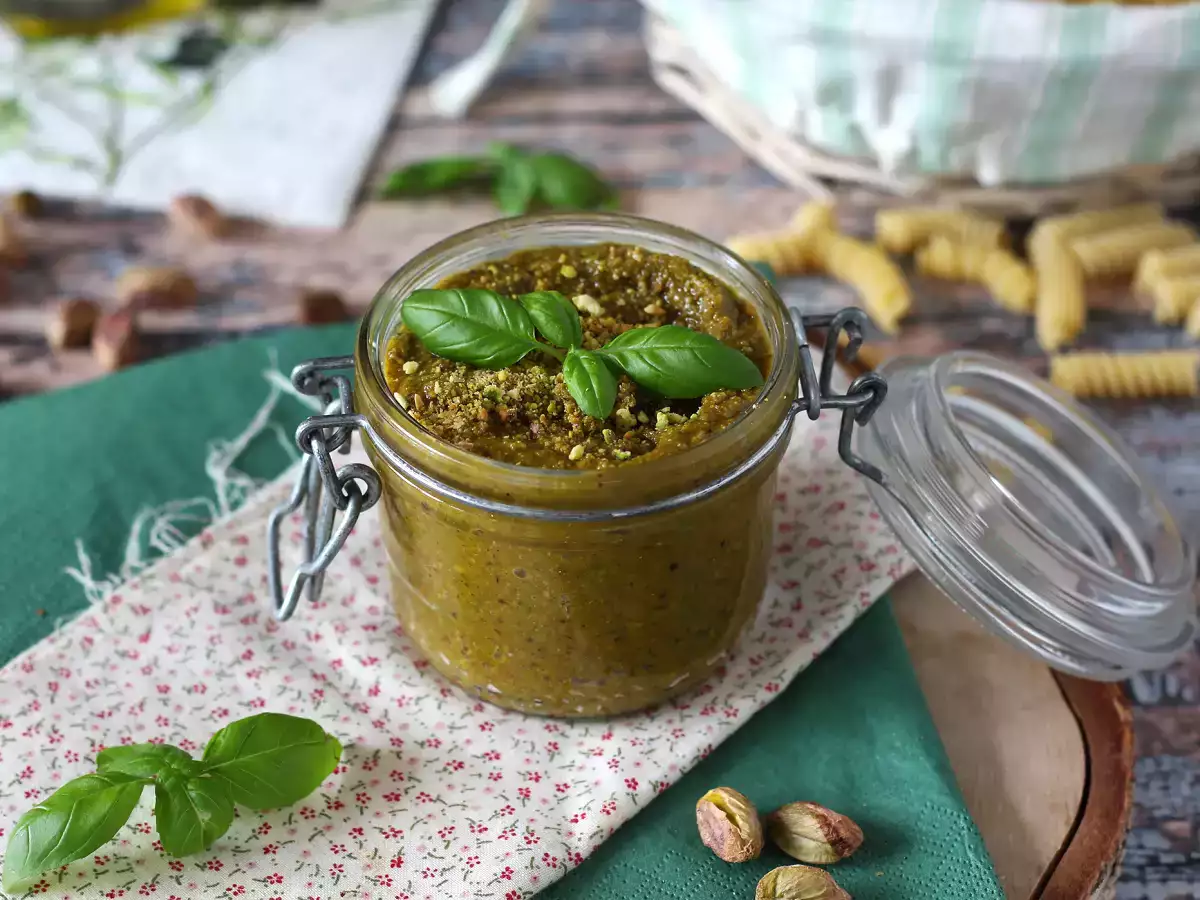 Pisztácia pesto, egy egyszerű és ízletes szósz - fotó 3