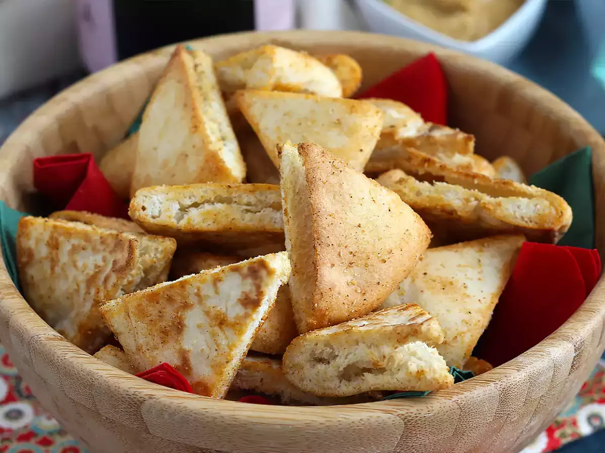 Pita kenyér chips - expressz recept - fotó 5