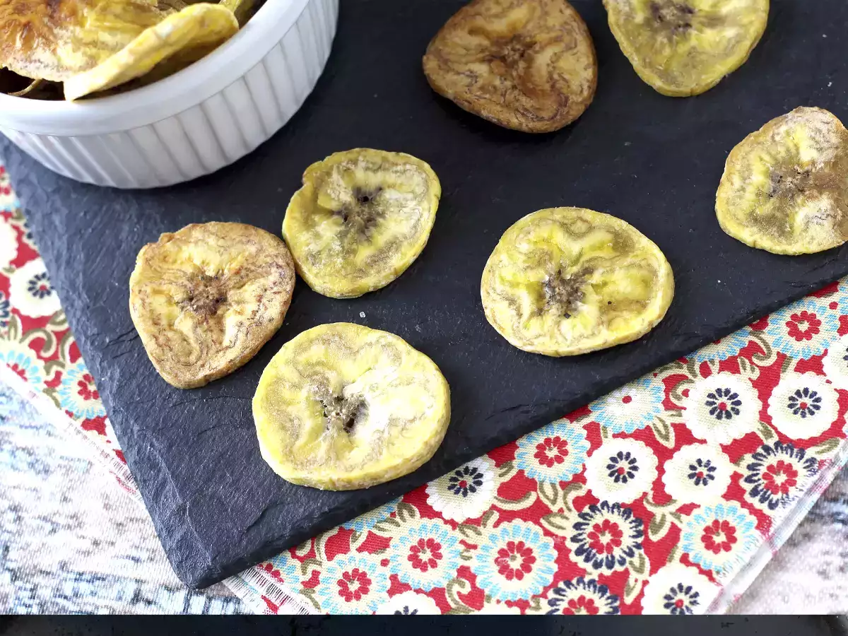 Plantain chips sütőben sütve - fotó 3