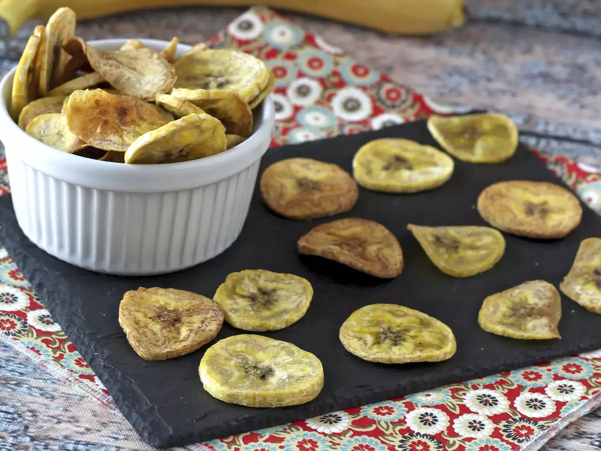 Plantain chips sütőben sütve - fotó 5