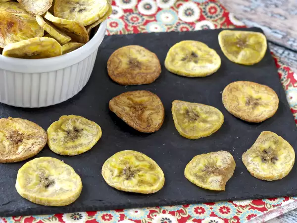 Recept Plantain chips sütőben sütve