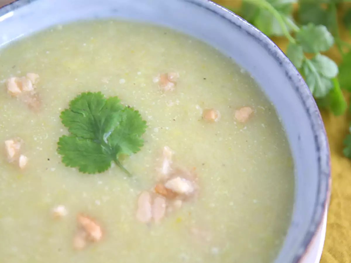 Póréhagyma, kókusztej és curry leves - fotó 4