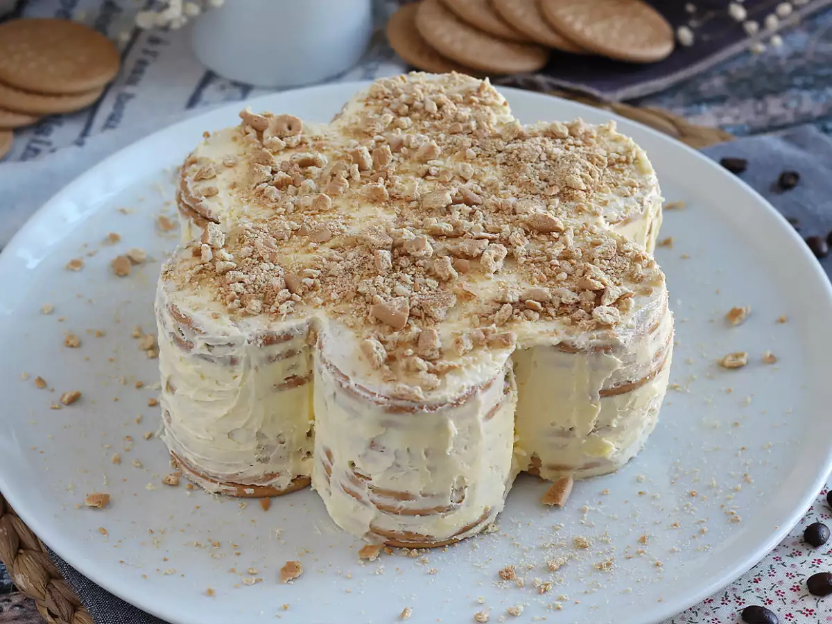 Portugál kekszes sütemény, bolo de bolacha - fotó 4