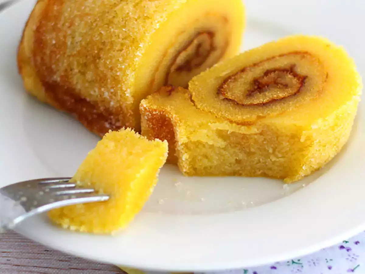 Portugál narancsos tekercs torta - Torta de laranja - fotó 4