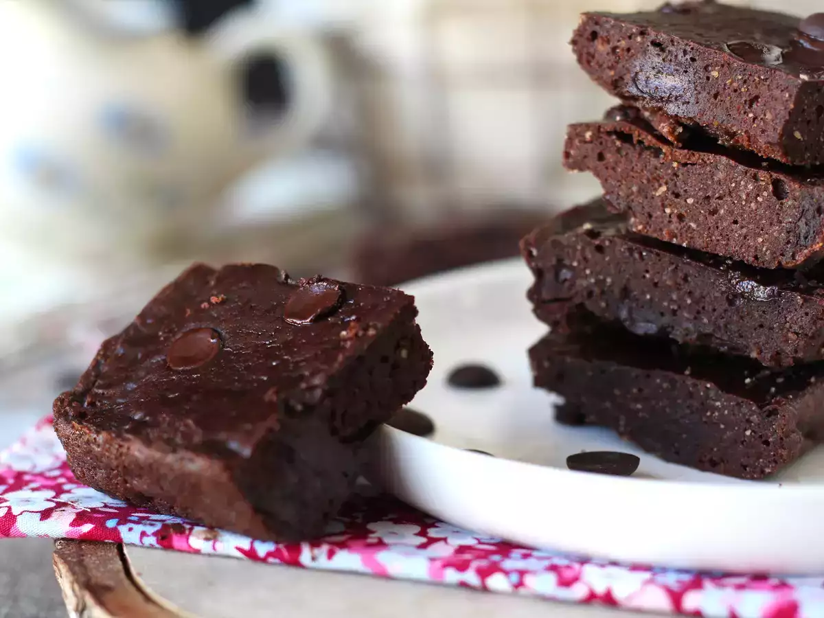 Protein brownie tejsavóval, természetesen gluténmentes - fotó 2