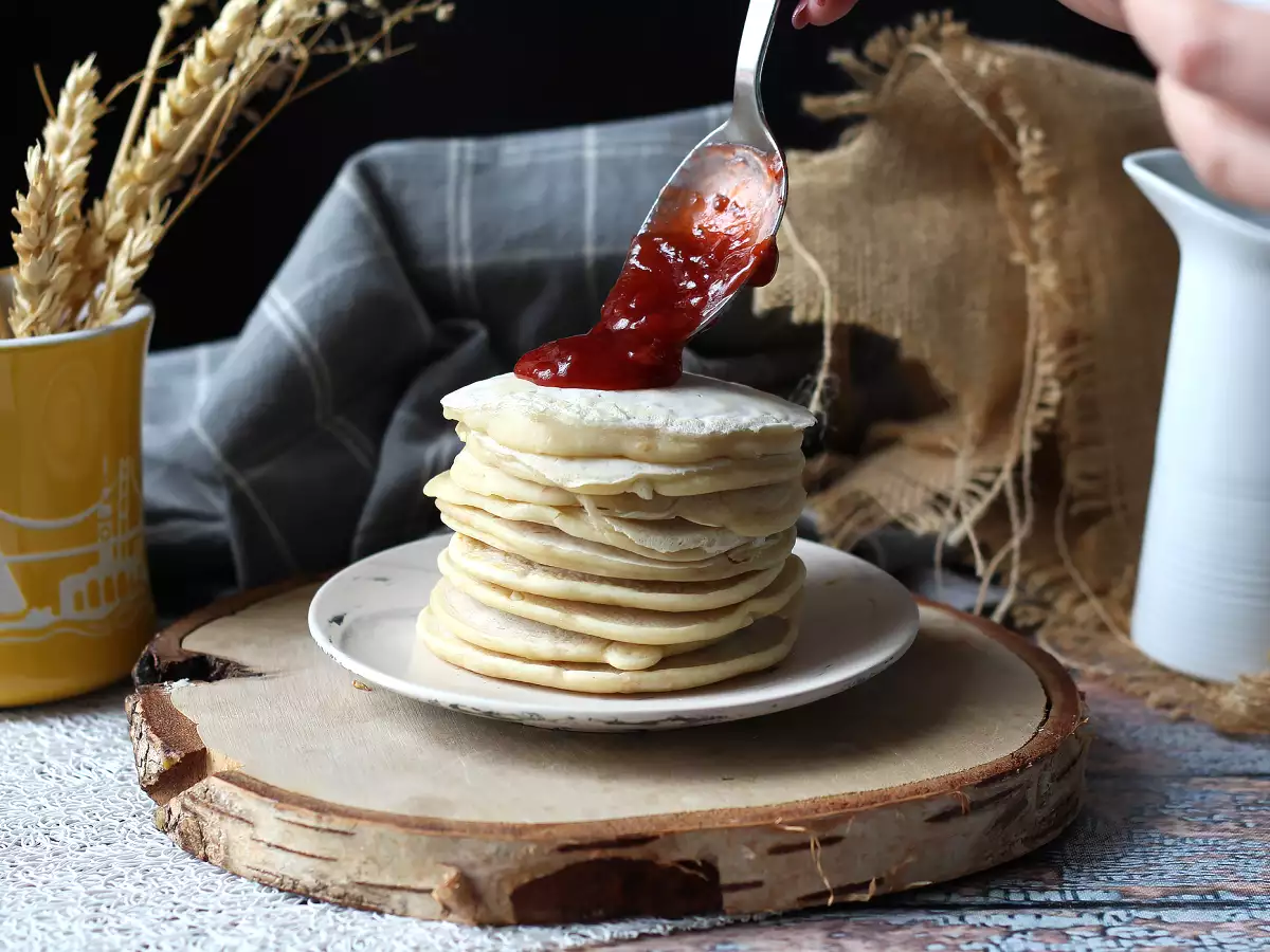 Puha vegán palacsinta len tojással: egyszerű és tojásmentes recept - fotó 3