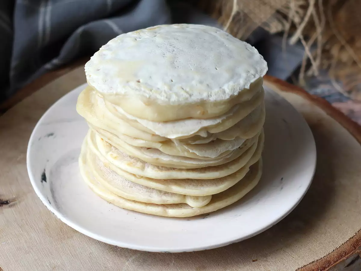 Puha vegán palacsinta len tojással: egyszerű és tojásmentes recept - fotó 5