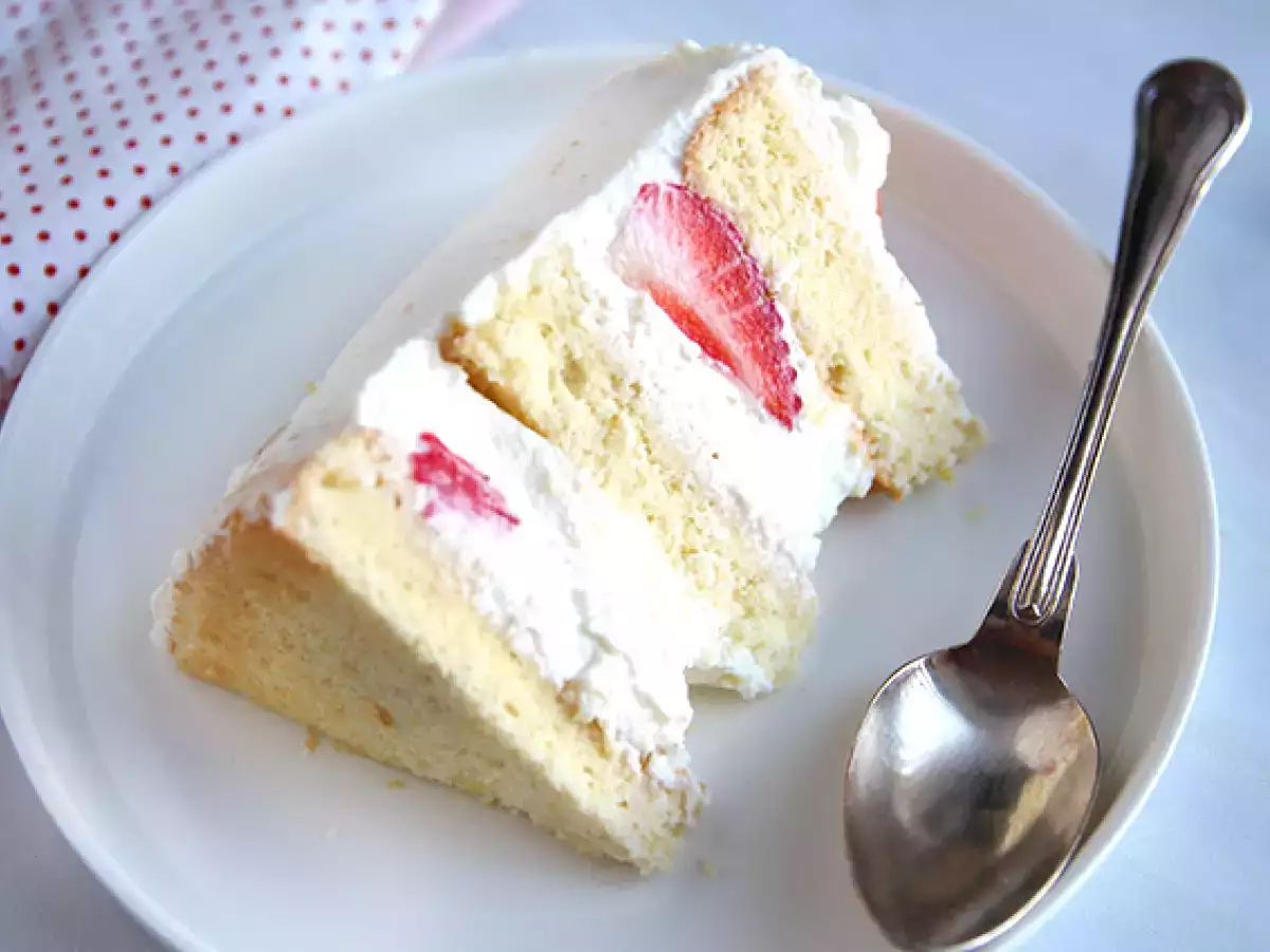Rétegtorta eperrel és mascarpone krémmel - fotó 2