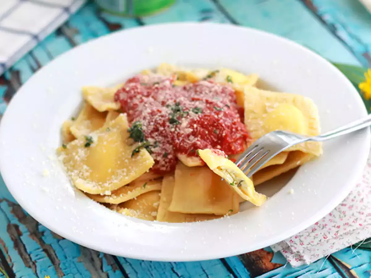 Ricotta ravioli, lépésről-lépésre recept - fotó 2
