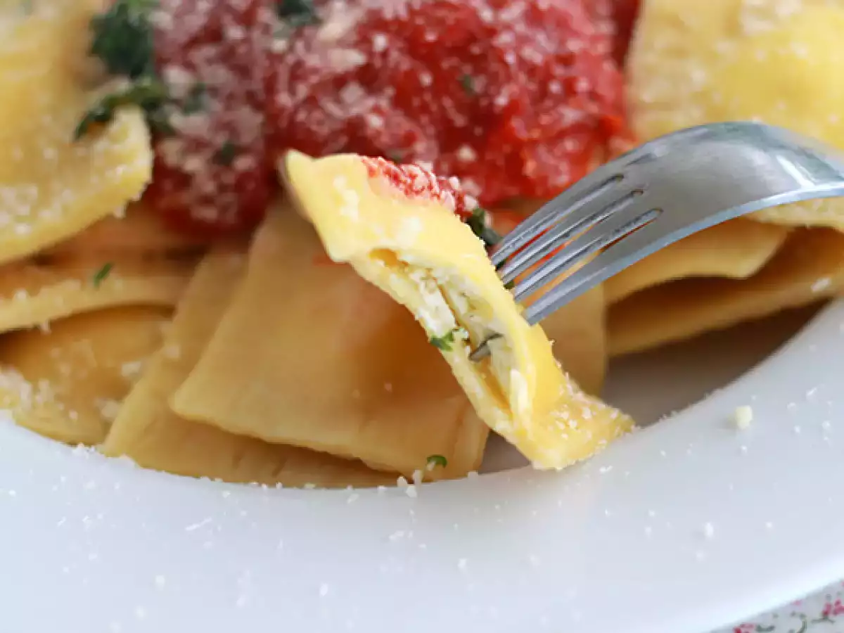 Ricotta ravioli, lépésről-lépésre recept - fotó 3