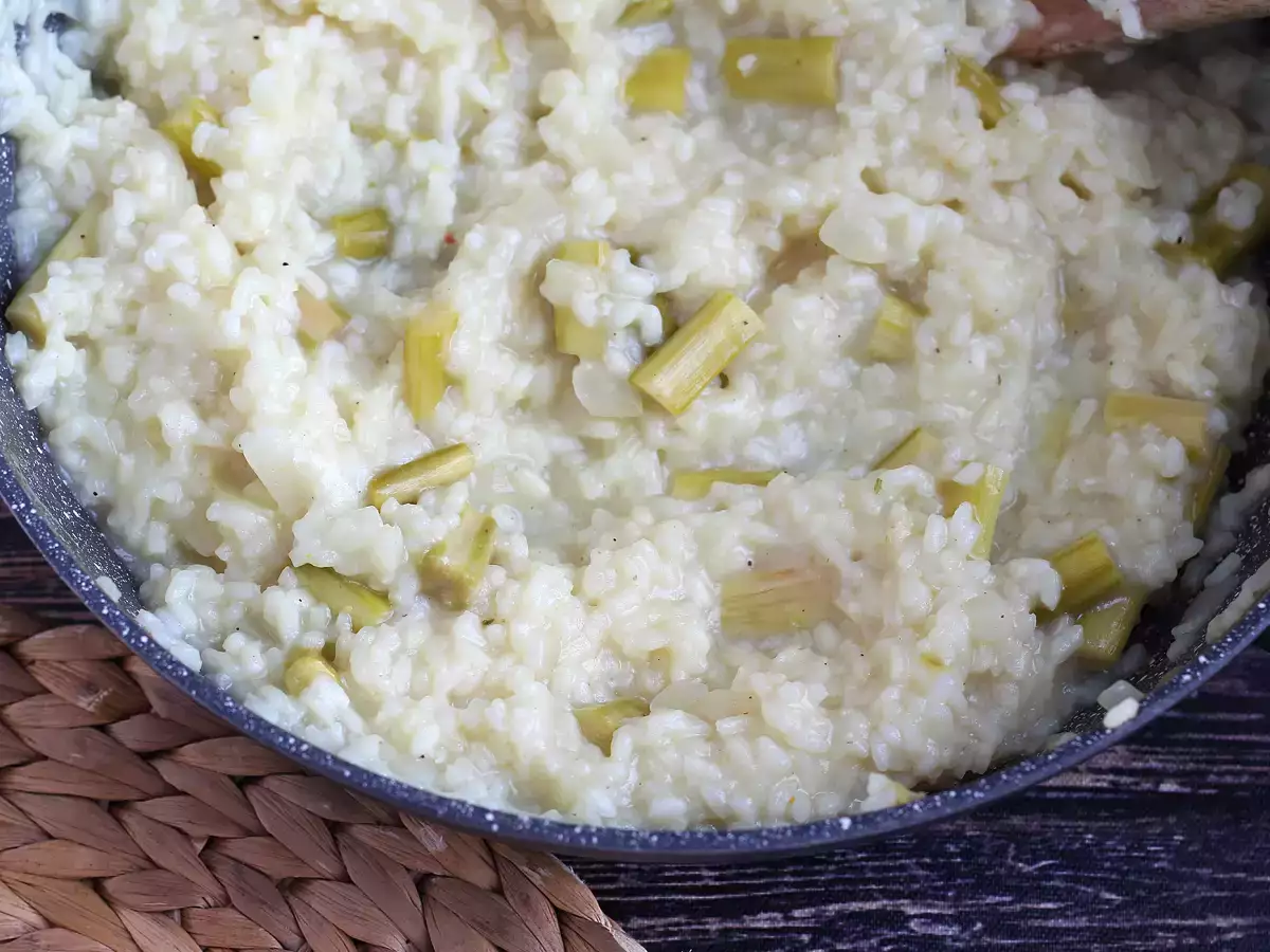 Rizottó zöld spárgával és parmezánnal - fotó 4