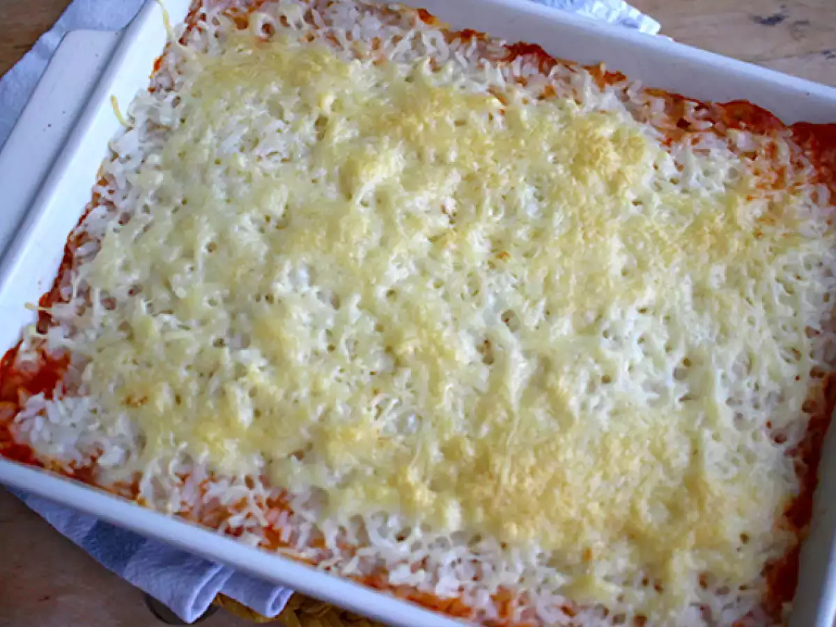 Rizs és paradicsomos gratin - fotó 5
