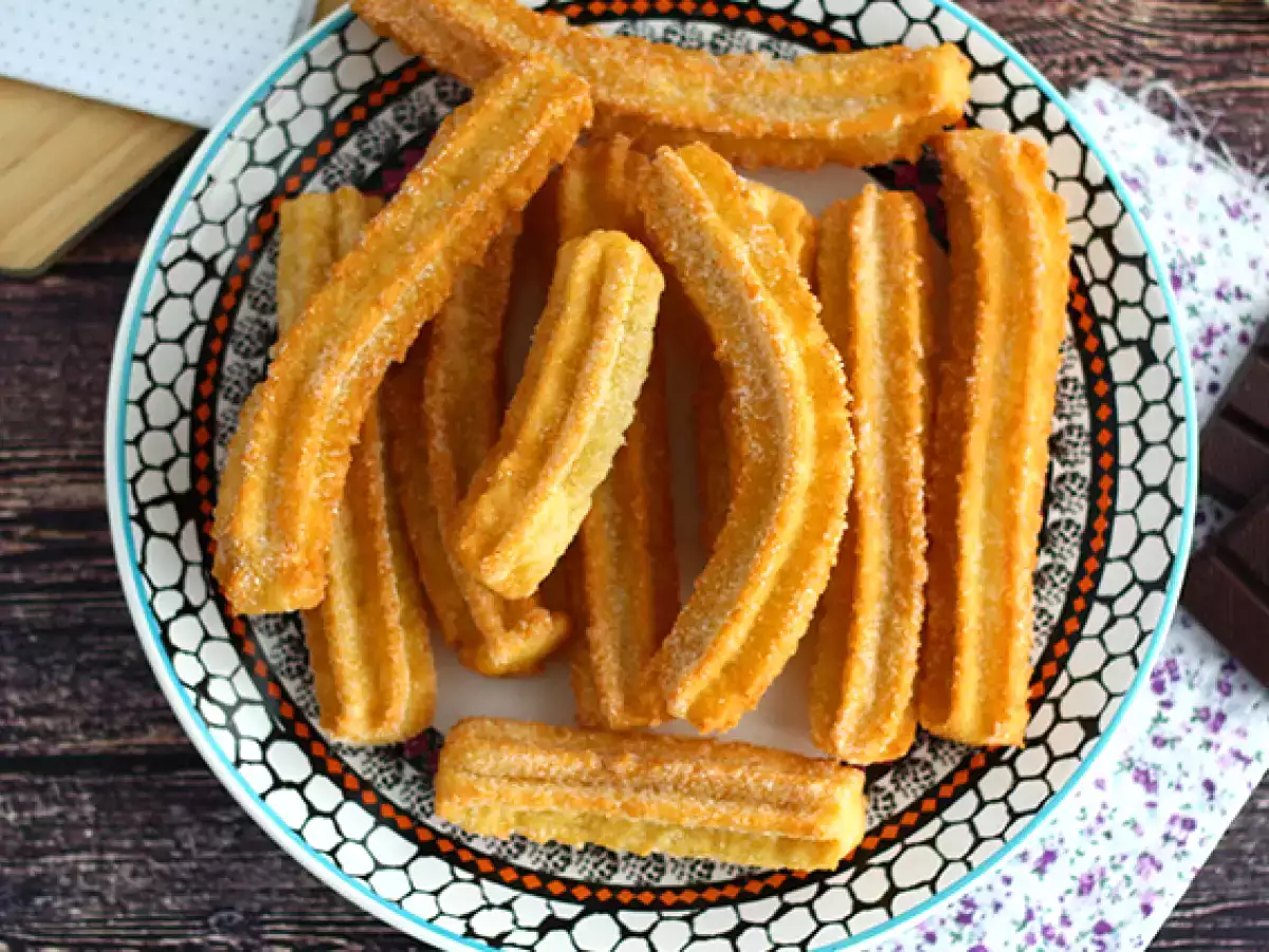 Ropogós és könnyű churros - fotó 2