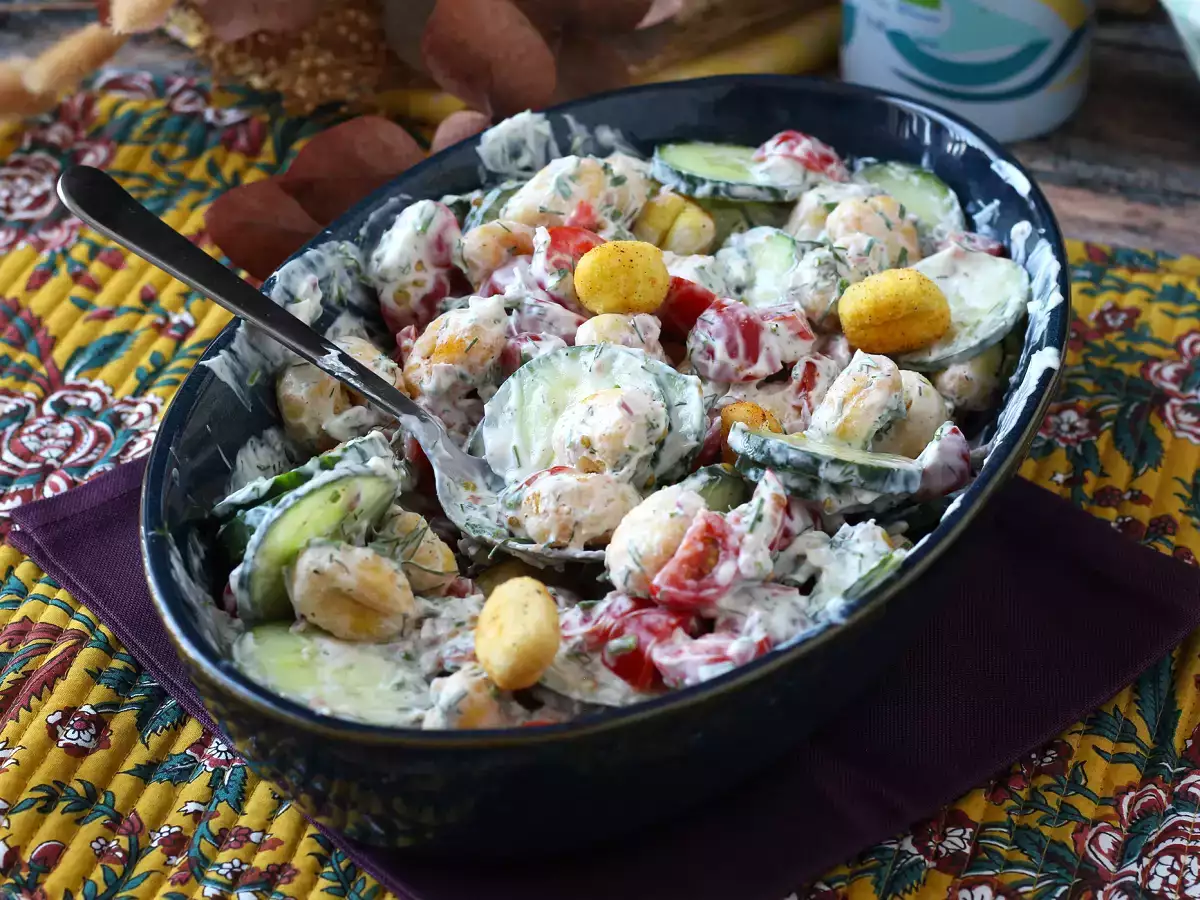 Ropogós gnocchi saláta, ultra trendi, ízletes és kiegyensúlyozott, tökéletes nyárra! - fotó 3
