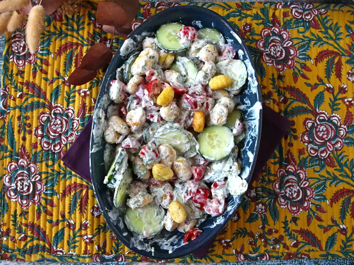 Ropogós gnocchi saláta, ultra trendi, ízletes és kiegyensúlyozott, tökéletes nyárra! - fotó 5