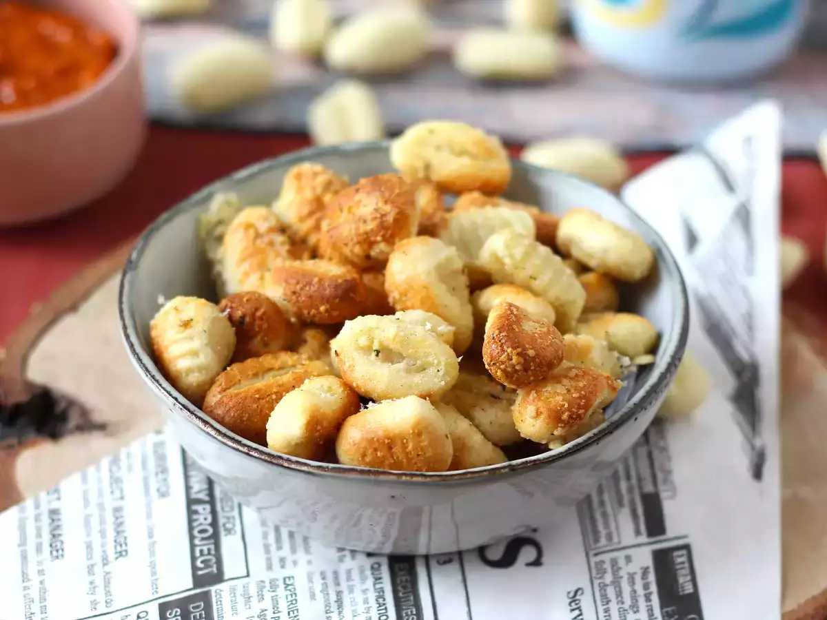 Ropogós parmezános gnocchi a Air Fryerben