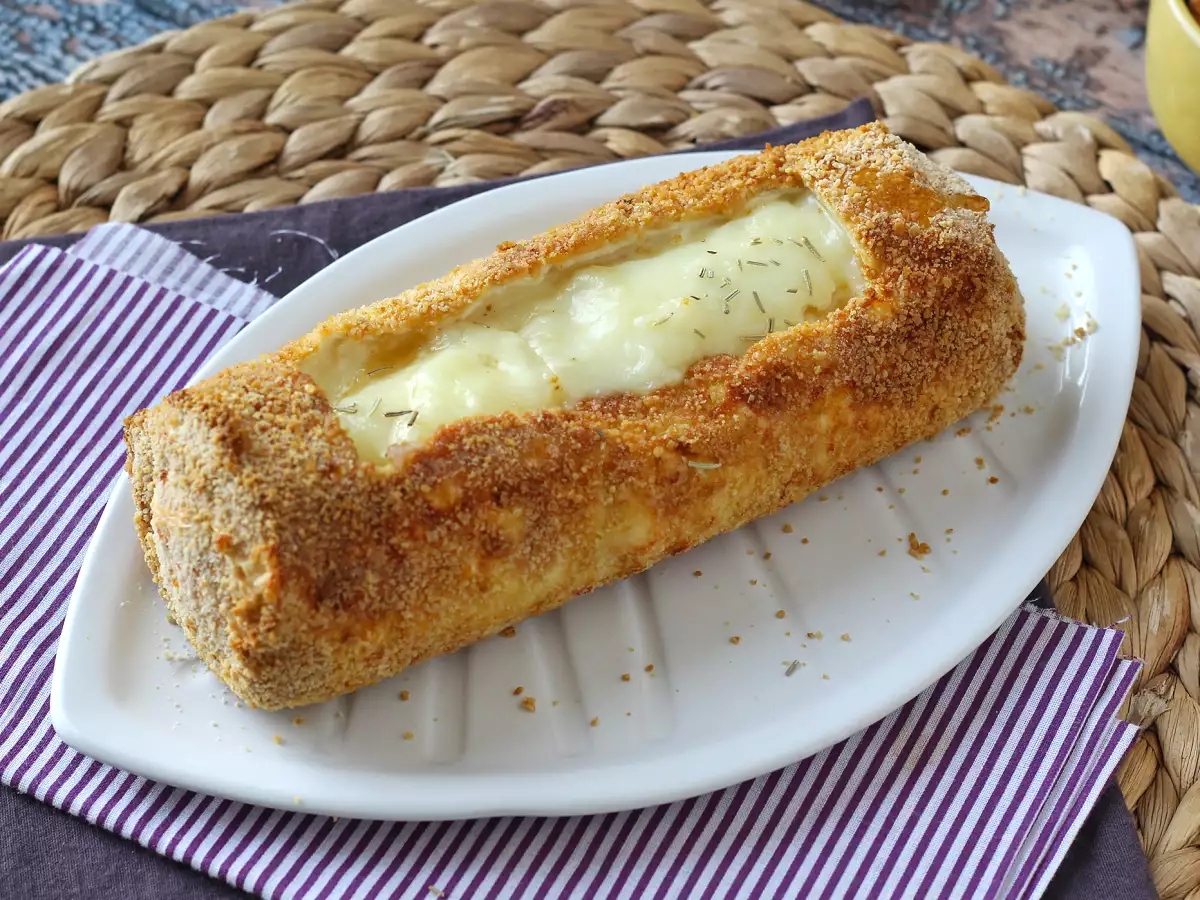 Ropogós, szájban olvadó kecskesajtos rönk Air Fryerrel panírozva: abszolút kényelem! - fotó 4