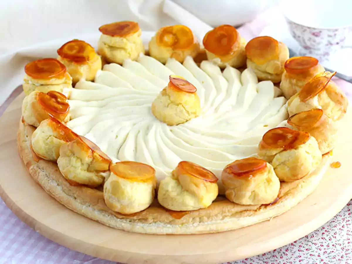 Saint Honoré recept lépésről lépésre elmagyarázva videón