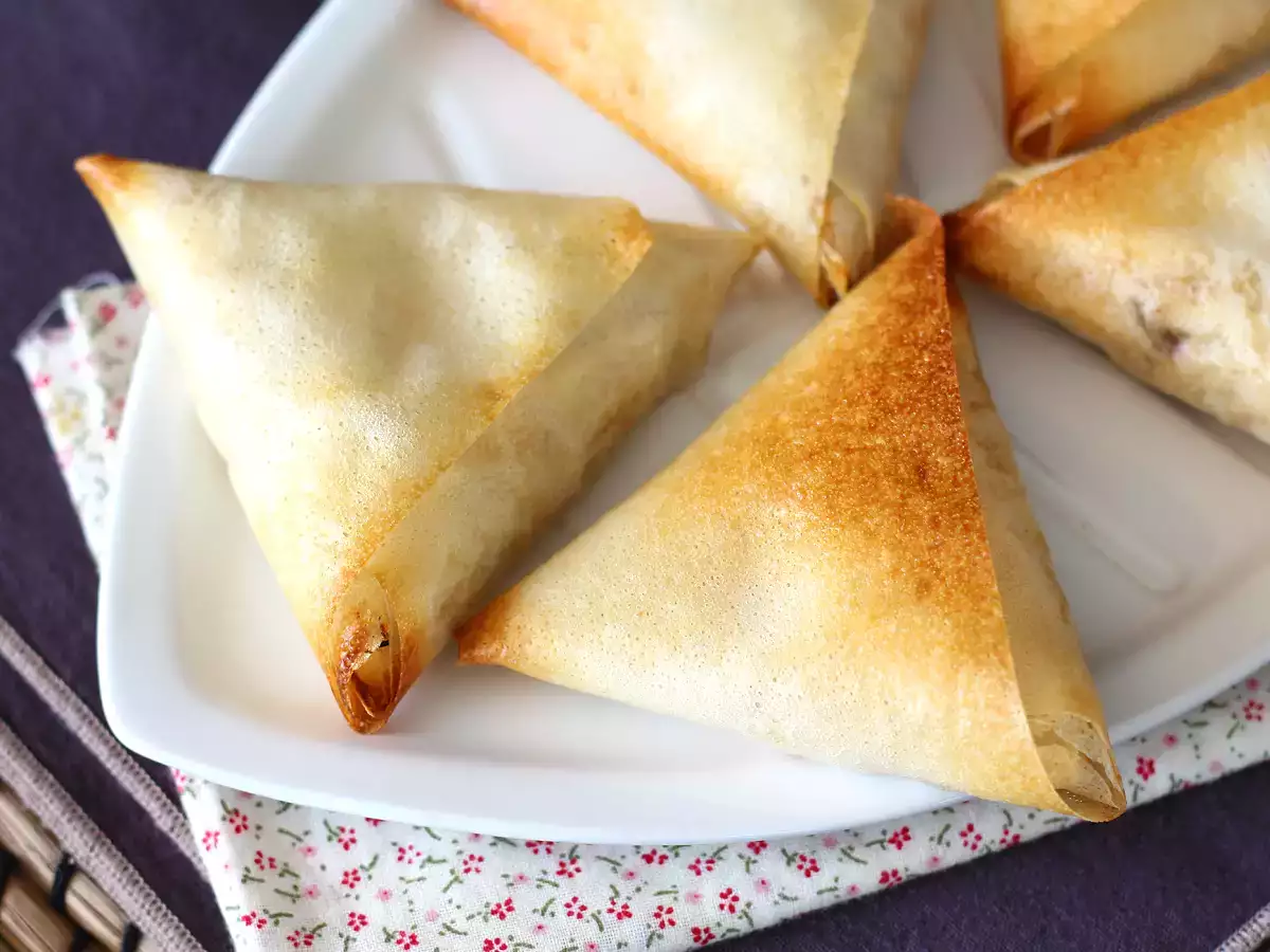 Samoussas makrélával és fromage frais-val - fotó 3