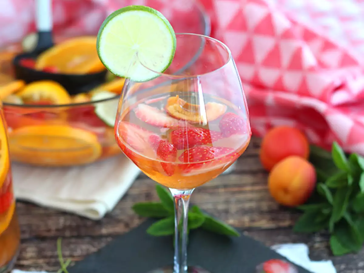 Sangria fehérborral - Fehér Sangria - fotó 6