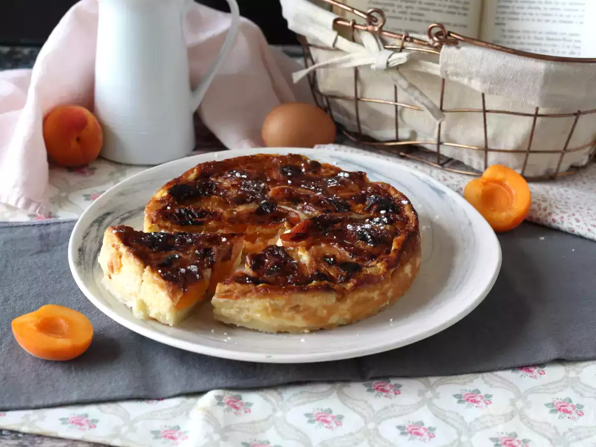Sárgabarack clafoutis Air Fryerrel - fotó 3