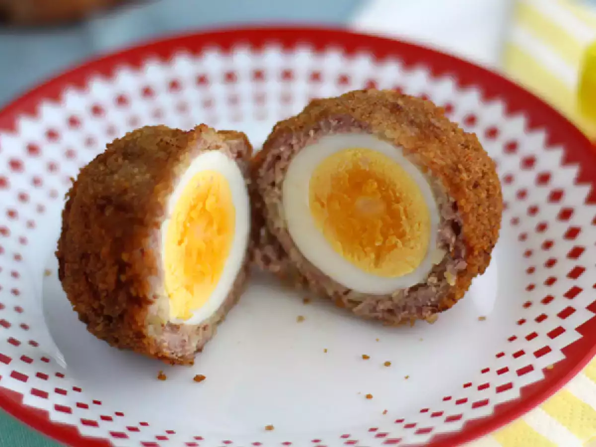 Scotch eggs - skót módra panírozott tojás - fotó 2