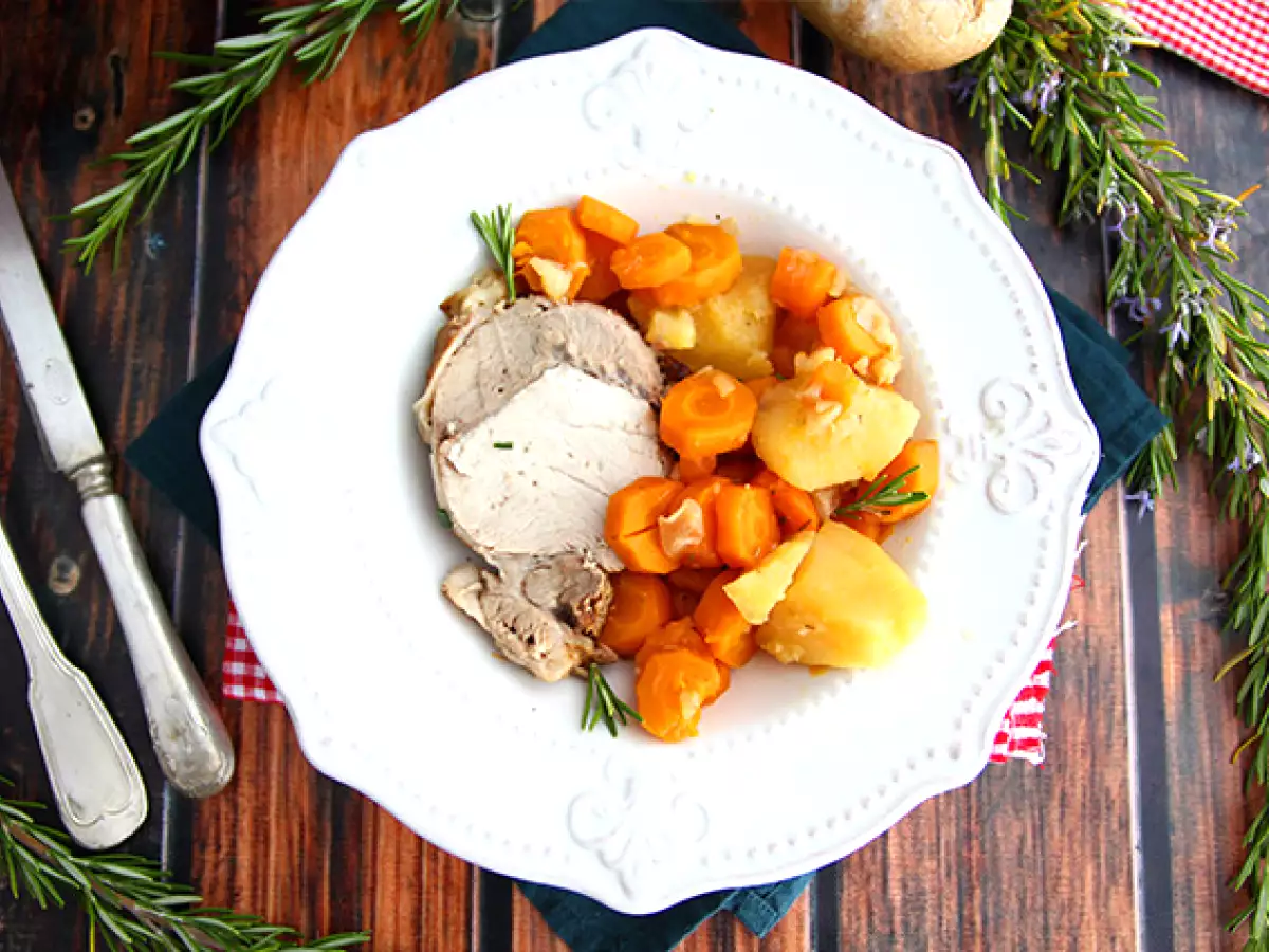 Sertéssült, Cookeo recept - fotó 3