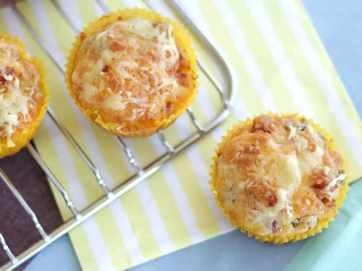 Sós muffinok aperitifnek - fotó 2