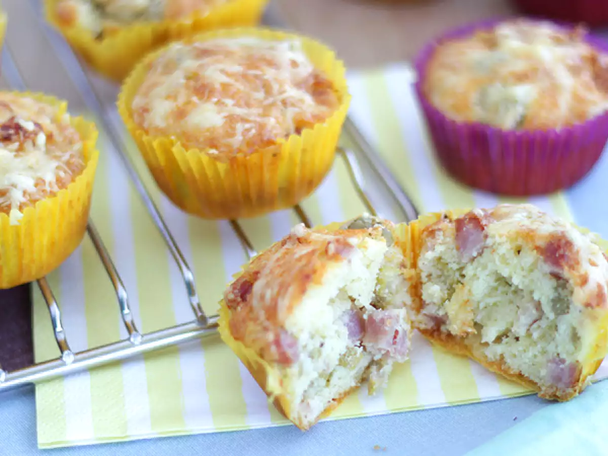 Sós muffinok aperitifnek - fotó 3