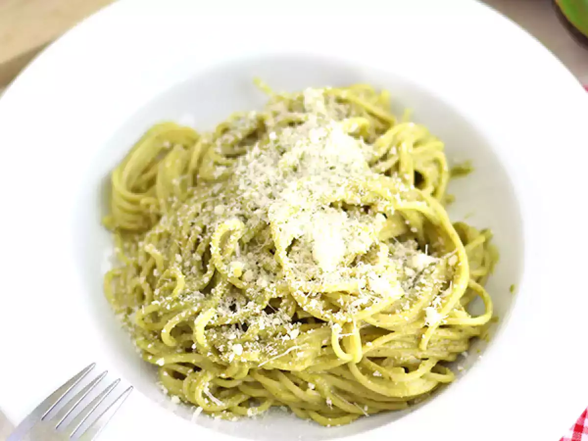 Spagetti carbonara avokádóval - fotó 2