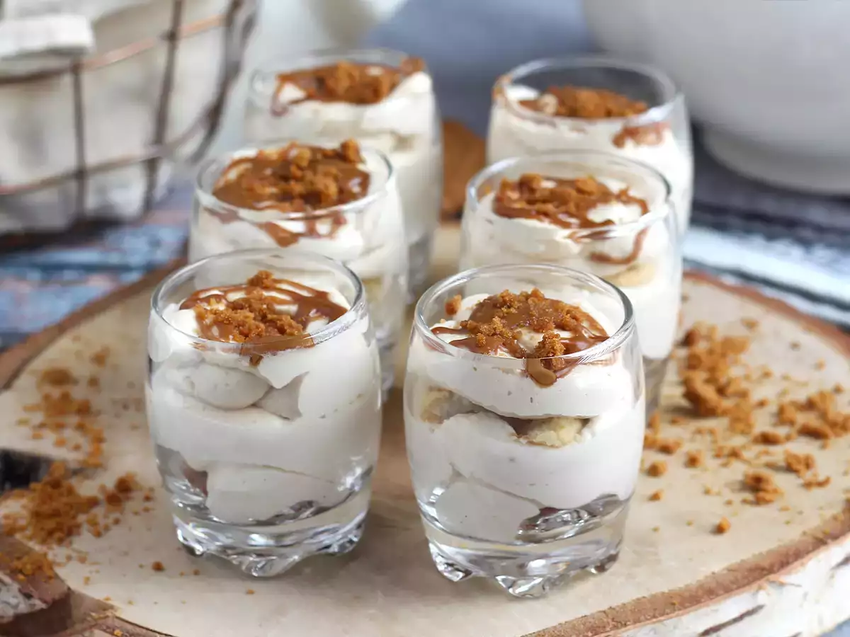 Speculoos mousse poharak - fotó 3