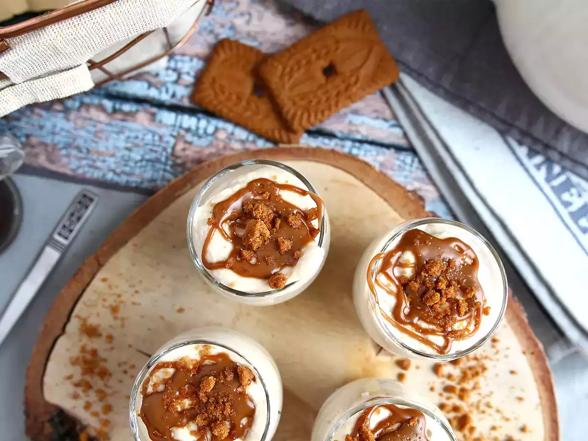 Speculoos mousse poharak - fotó 4