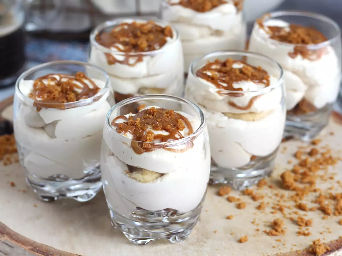 Speculoos mousse poharak - fotó 5