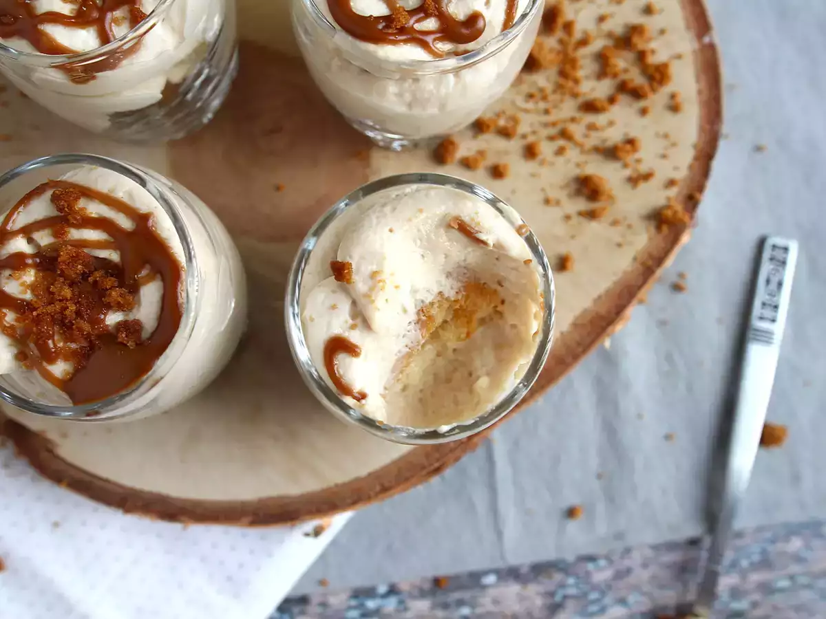 Speculoos mousse poharak - fotó 6