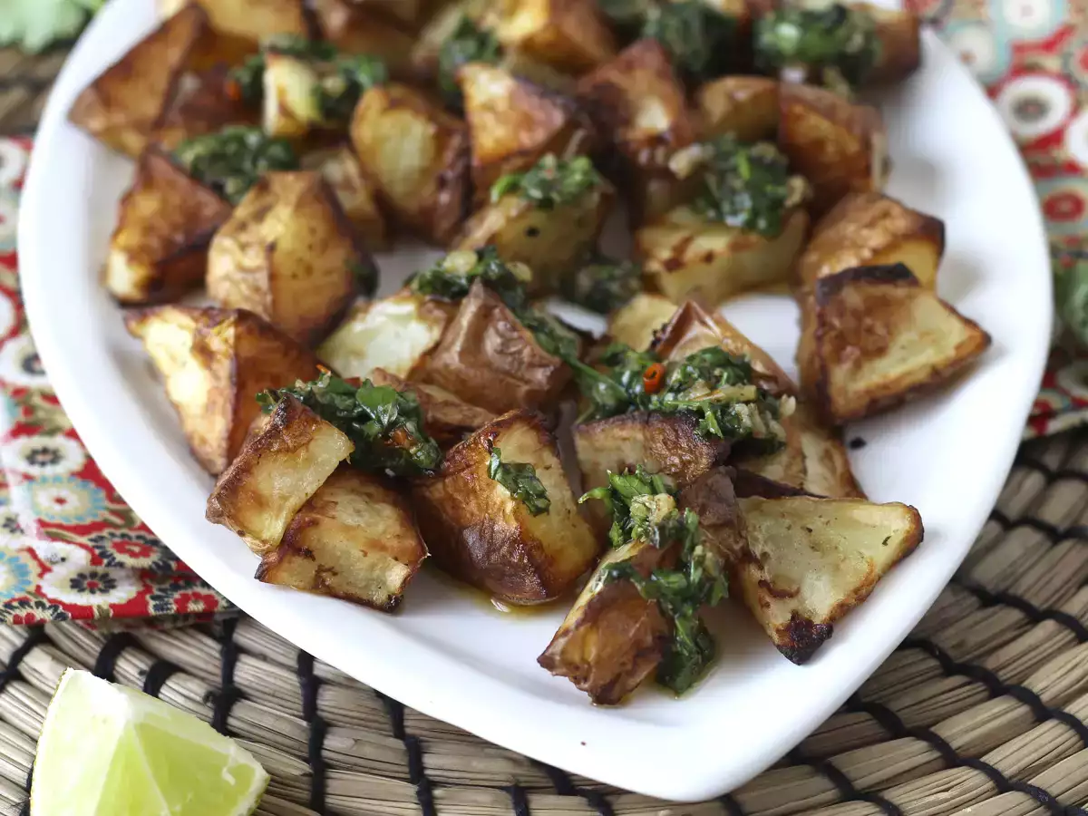 Sült burgonya chimichurrival - fotó 2