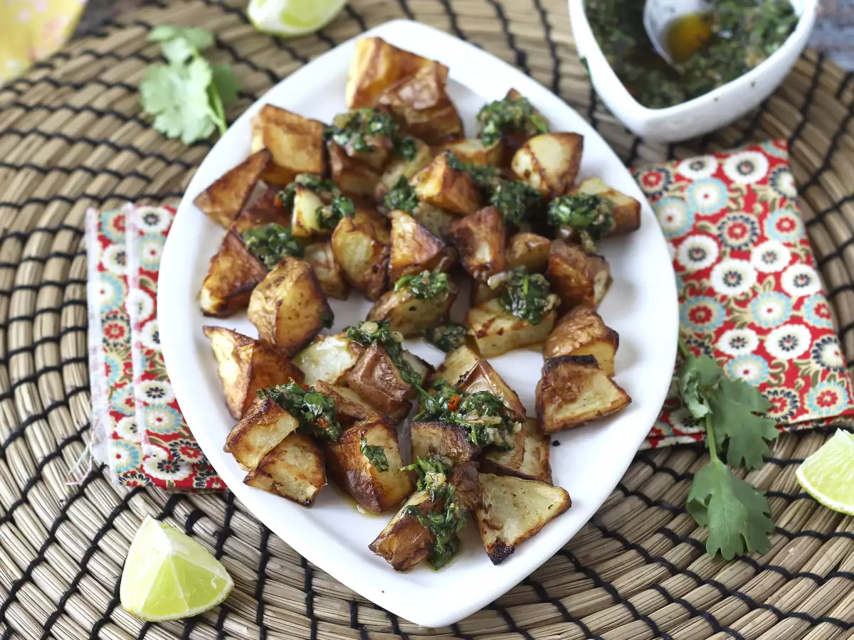 Sült burgonya chimichurrival - fotó 3