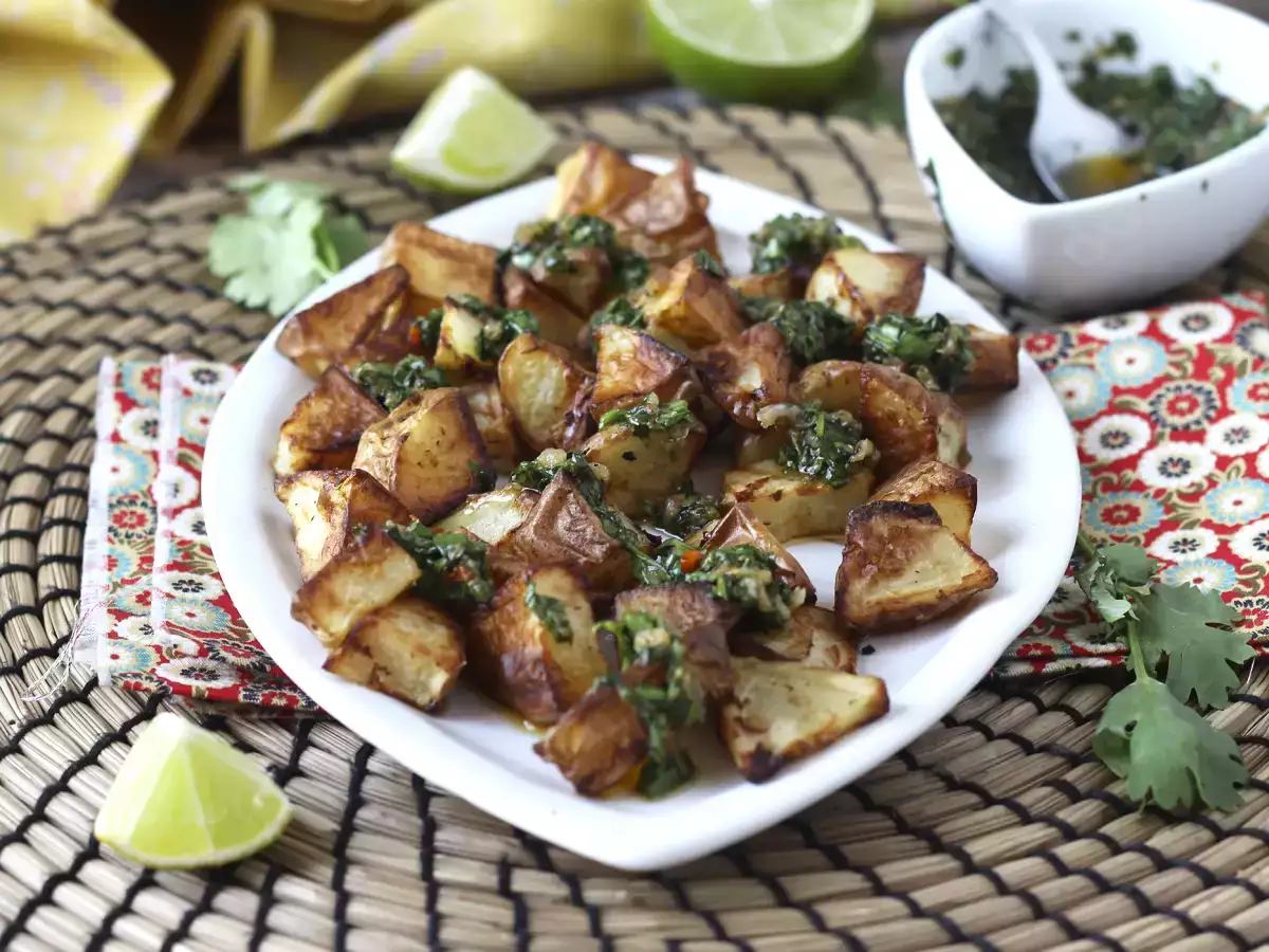 Sült burgonya chimichurrival - fotó 6