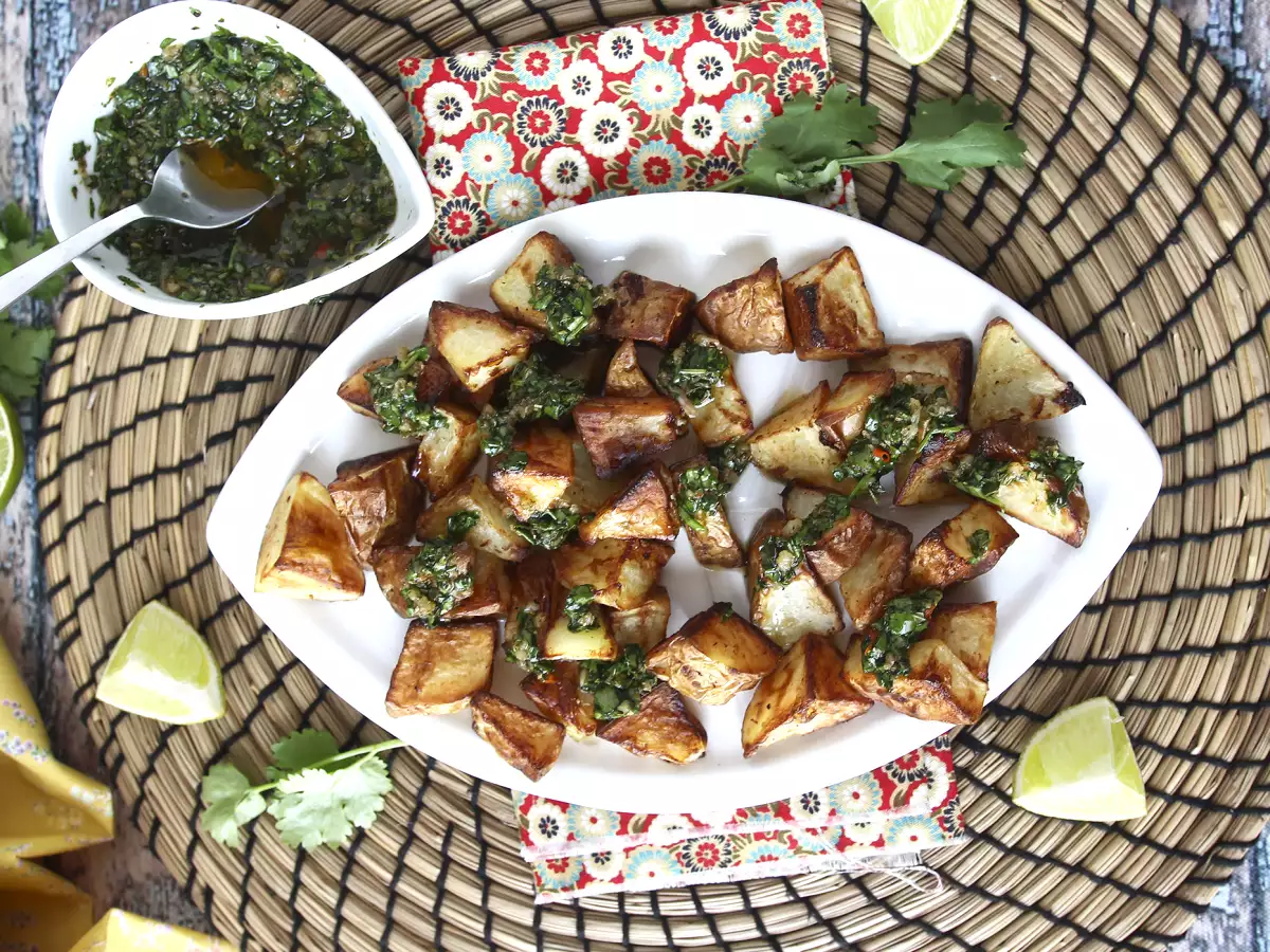 Sült burgonya chimichurrival - fotó 7
