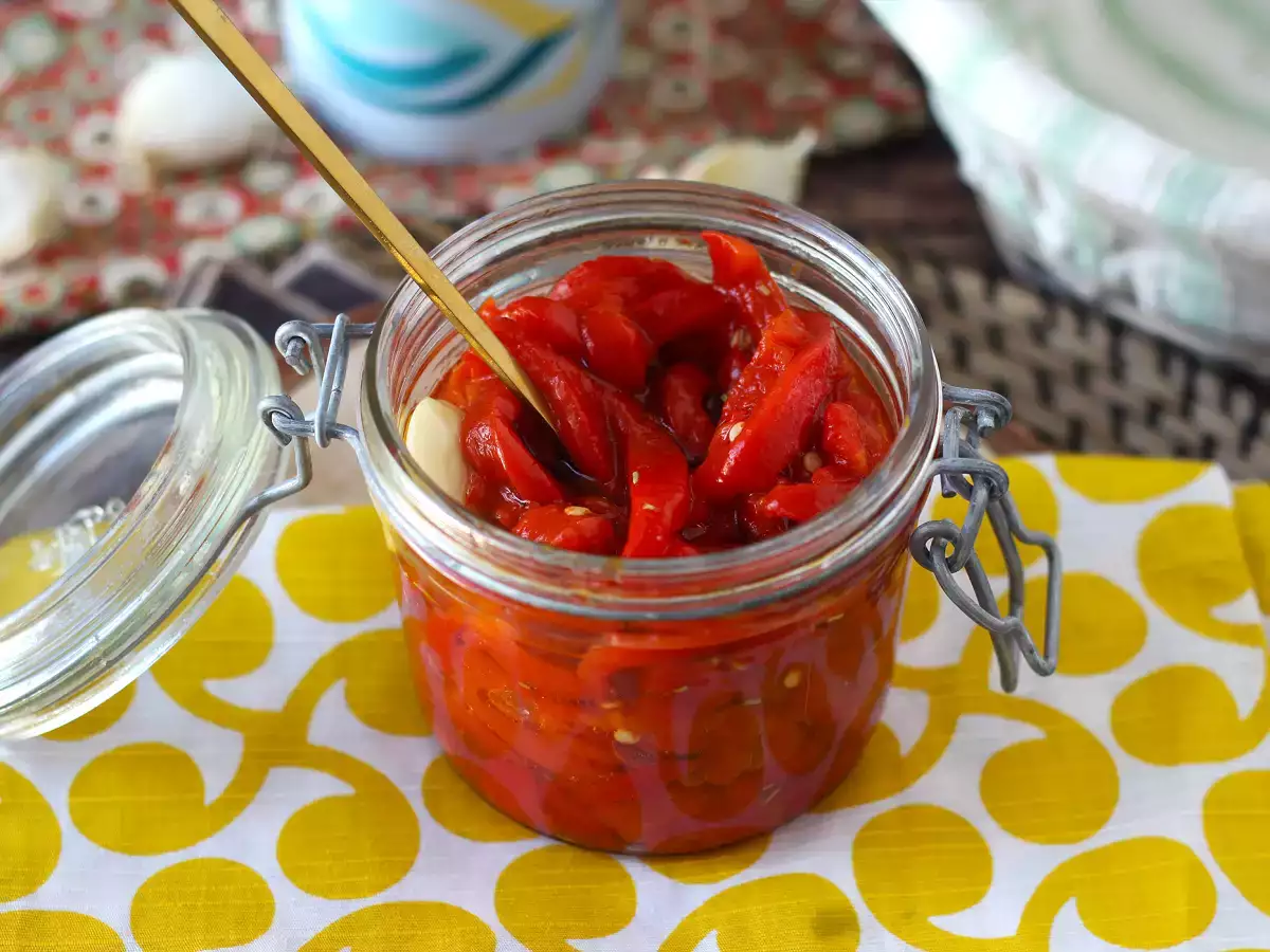Sült paprika saláta légsütőben