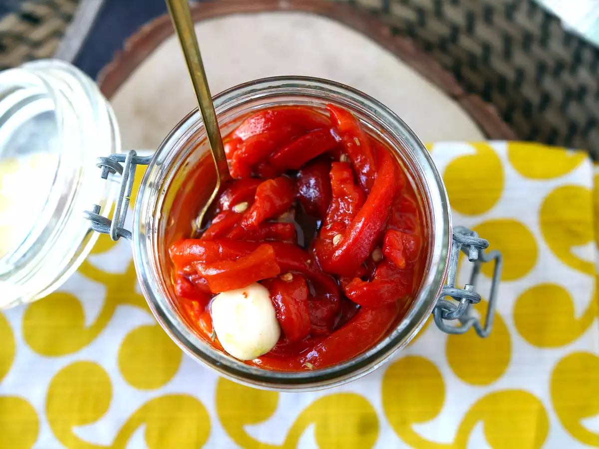 Sült paprika saláta légsütőben - fotó 6