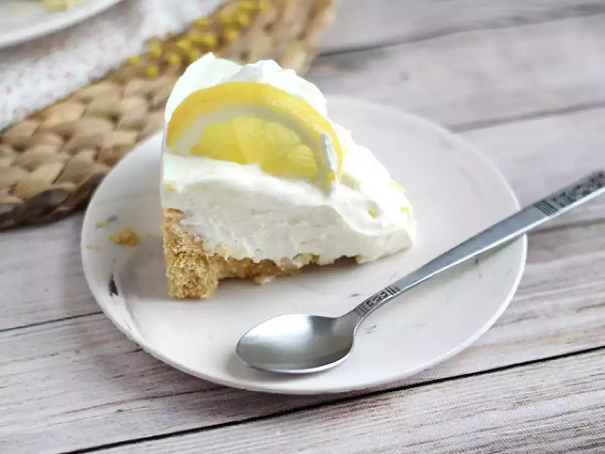 Sütés nélküli citromos sajttorta - fotó 6