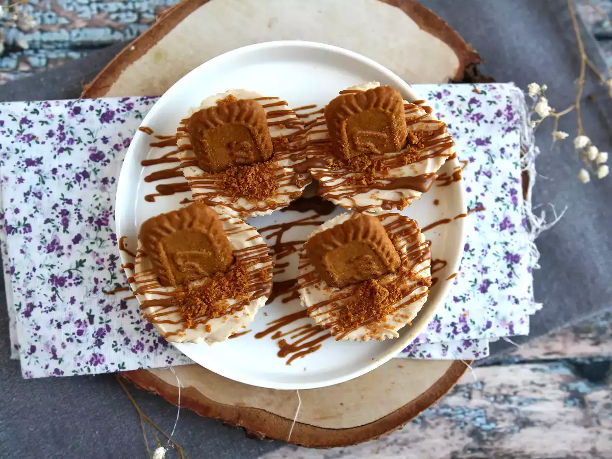Sütés nélküli sajttorta speculoos keksszel - fotó 3