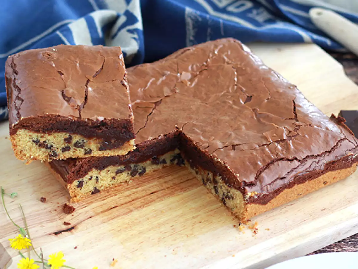 Süti és brownie torta tökéletes uzsonnára! - fotó 2